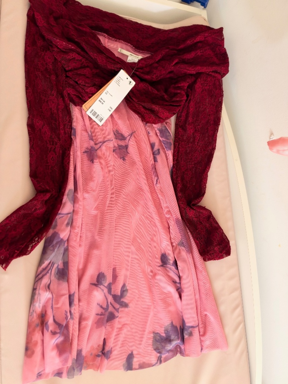 Long sleeve mini dress